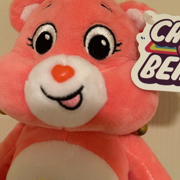 🆕 Care Bear Plush Toy, 10”, Pink color WithDouble heart faces on Tommy - Picture 2 of 7